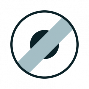 No auto-fluorescence icon